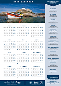 Брошюры туристам и календарь на 2015 год