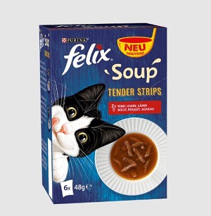 Бесплатный образец корма для кошек FELIX® Soup Tender Strips