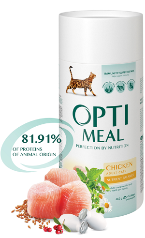 Тестирование корма для кошек OptiMeal