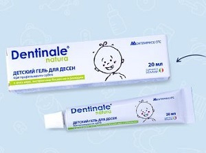 Тестирование геля при прорезывании зубов Dentinale® natura
