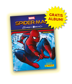 Бесплатный альбом для наклеек Spiderman 