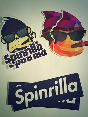 Бесплатные наклейки от Spinrilla