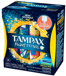 Бесплатная упаковка Tampax Pocket Pearl 