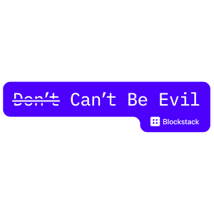 Бесплатная наклейка Can’t Be Evil