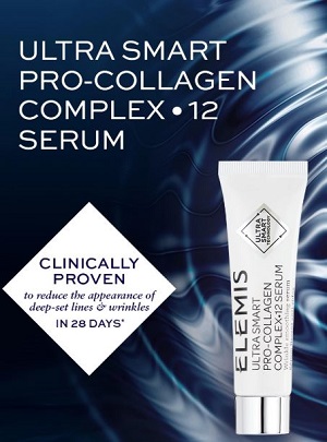 Бесплатный пробник сыворотки Elemis Ultra Smart Pro-Collagen 12 Serum