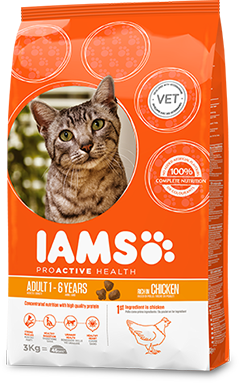 Бесплатный образец корма для кошек IAMS